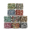 Picture of 304 Stainless Steel Link Chain Heart Gold Plated Multicolor Enamel 5mm