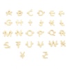 Picture of Brass Connectors Gold Plated Capital Alphabet/ Letter Message " A-Z "