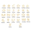 Picture of Brass Connectors Gold Plated Capital Alphabet/ Letter Message " A-Z "