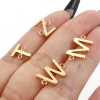 Picture of Brass Connectors Gold Plated Capital Alphabet/ Letter Message " A-Z "