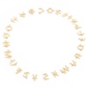 Picture of Brass Connectors Gold Plated Capital Alphabet/ Letter Message " A-Z "