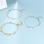 Immagine di 304 Acciaio Inossidabile Elegante Catena Cavigliere Multicolore Croce Nappine 21cm lunghezza, 1 Pz