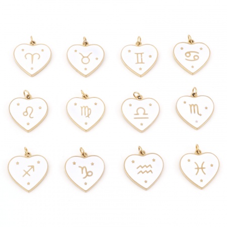 Vintage Textured Trapezoid Gold Plated Charms - 32mm x 27mm