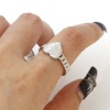 Picture of 304 Stainless Steel Open Adjustable Rings Silver Tone
