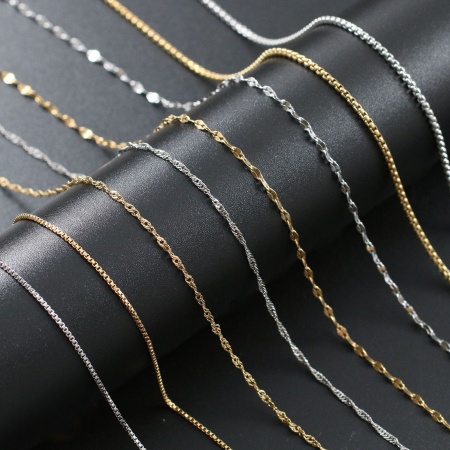 304 Stainless Steel Necklace 45cm(17 6/8") long