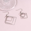 Picture of Brass Geometric Bezel Frame Charms Connectors KC Gold Plated