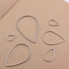Picture of Brass Geometric Bezel Frame Charms Connectors KC Gold Plated