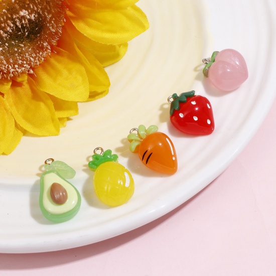 Picture of Resin Charms Fruit Multicolor
