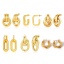 Imagen de 1 Par Respetuoso del Medio Ambiente Elegante Exquisito Oro Real Chapado 304 Acero Inoxidable Pendientes Para Mujeres Regalo
