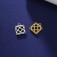 Bild von 304 Edelstahl Charms Blumen Bunt 8mm x 10mm, 2 Stück