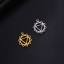 Picture of 304 Stainless Steel Charms Multicolor Yoga 11.5mm x 14mm