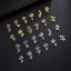 304ステンレス鋼 チャーム フラワー 花 多色 13mm x 17mm、 1 個 の画像