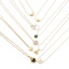 Imagen de 304 Acero Inoxidable Elegante Link Curb Chain Collares 18k Chapado en Oro Corazón 1 Unidad