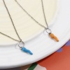 Picture of 304 Stainless Steel Charms Silver Tone Multicolor Chili Enamel 17.5mm x 4.5mm