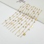 Immagine di 304 Acciaio Inossidabile Elegante Rollo Catena Cavigliere Oro Placcato 1 Pz