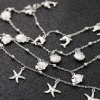 Picture of 304 Stainless Steel Ocean Jewelry Rolo Chain Anklet Silver Tone