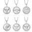 Imagen de Respetuoso del Medio Ambiente 304 Acero Inoxidable Religión Link Curb Chain Collares Tono de Plata Ronda Ángel 60cm longitud, 1 Unidad