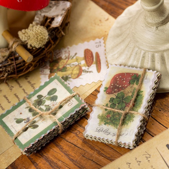 Immagine di Carta Retrò DIY Decorazione Di Scrapbook Adesivi Multicolore Francobollo 16cm x 9cm, 1 Serie