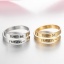 Immagine di 304 Acciaio Inossidabile Positive Energie Aperto Regolabile Anello Multicolore Croce 17mm (taglia di US: 6.5), 1 Pz