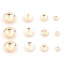 Immagine di Ottone Coppette Copriperla Tondo 18K Vero Oro Placcato 10 Pz