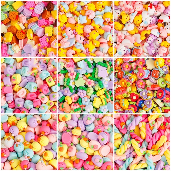 Picture of Resin DIY Handmade Craft Materials Accessories Multicolor Fruit Animal 13mm-16mm