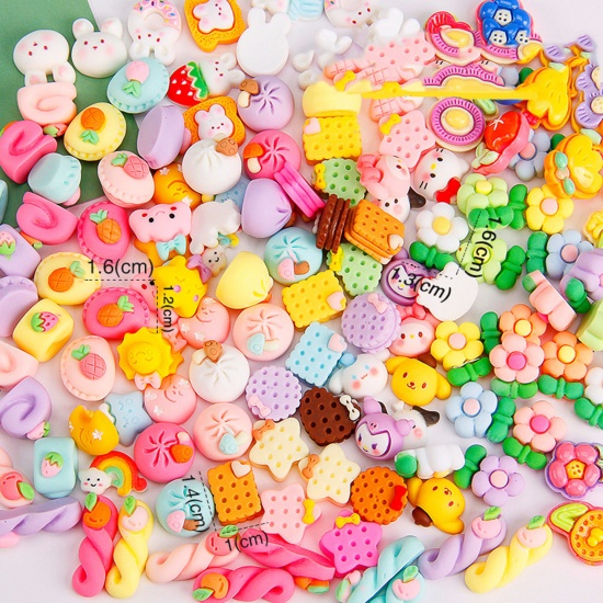 Picture of Resin DIY Handmade Craft Materials Accessories Multicolor Fruit Animal 13mm-16mm