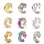 Picture of Eco-friendly 304 Stainless Steel Open Rings Multicolor