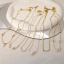 Immagine di Ecologico 304 Acciaio Inossidabile Stile Ins Catena Collana 18K Oro Placcato Imitata Perla 1 Pz