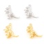 Picture of Brass Charms Real Gold Plated Dinosaur Animal 3D 16mm x 16mm