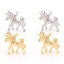 Picture of Brass Charms Real Gold Plated Horse Animal 3D 14mm x 13mm