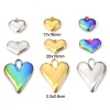 Picture of Eco-friendly Vacuum Plating 304 Stainless Steel Valentine's Day Pendants Multicolor Heart