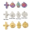 Picture of Eco-friendly Vacuum Plating 304 Stainless Steel Religious Charms Multicolor Cross Hamsa Symbol Hand