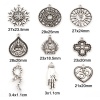 Picture of Zinc Based Alloy Pendants Antique Silver Color Bodhisattva Hand Palm