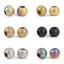 Picture of Eco-friendly 201 Stainless Steel Beads For DIY Jewelry Making Round Multicolor Sparkledust 5mm Dia.