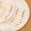 Immagine di Ecologico 304 Acciaio Inossidabile Religione Catena Singolare Braccialetti Oro Placcato Multicolore Malocchio Smalto 18cm Lunghezza, 1 Pz