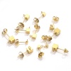 Picture of Eco-friendly 304 Stainless Steel Mother's Day Earring Accessories Cube Multicolor With Loop