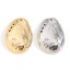 Immagine di Ottone Charms Conchiglia Vero Oro Placcato 3D 29mm x 20mm, 2 Pz