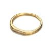 Picture of Eco-friendly Ethnic Style Retro 18K Real Gold Plated Copper Unadjustable Round Sun And Moon Face Rings Unisex