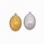 Imagen de Respetuoso del Medio Ambiente 304 Acero Inoxidable Religión Colgantes Charms Óvalo Multicolor Virgen María 21mm x 13mm, 1 Unidad