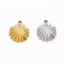 Picture of Eco-friendly 304 Stainless Steel Charms Multicolor Shell 19mm x 16mm