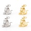 Picture of Brass Charms Real Gold Plated Kangaroo 18mm x 16mm