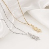 Picture of Brass Charms Real Gold Plated Crocodile Animal 3D 20mm x 20mm