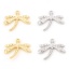Picture of Brass Insect Charms Real Gold Plated Dragonfly Animal 22mm x 20mm