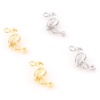 Picture of Brass Charms Real Gold Plated Flamingo 3D 15.5mm x 9mm
