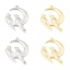 Immagine di Ottone Galassia Charms Luna Vero Oro Placcato Uccello 28mm x 19mm, 2 Pz