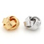 Picture of Brass Beads For DIY Jewelry Making Real Gold Plated Ball Of Yarn Hollow About 9.5mm x 9.5mm