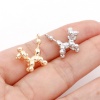 Bild von Messing Charms Echtgold plattiert Ballon Hund 17mm x 16mm, 2 Stück