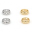 Immagine di Ottone Montatura Tondo Vero Oro Placcato 8mm Dia, 10 Pz