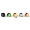 Immagine di Placcatura Sottovuoto Ecologica 304 Acciaio Inossidabile Perline per la Creazione di Gioielli con Ciondoli Fai-da-te Cubo Multicolore 6mm x 6mm, Buco: Circa 3mm, 10 Pz