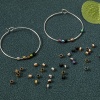 Bild von Umweltfreundliche Vakuumbeschichtung 304 Edelstahl Perlen für die DIY-Schmuckherstellung Sechseckiges Prisma Bunt 2mm x 2mm, Loch: ca. 1.2mm, 10 Stück